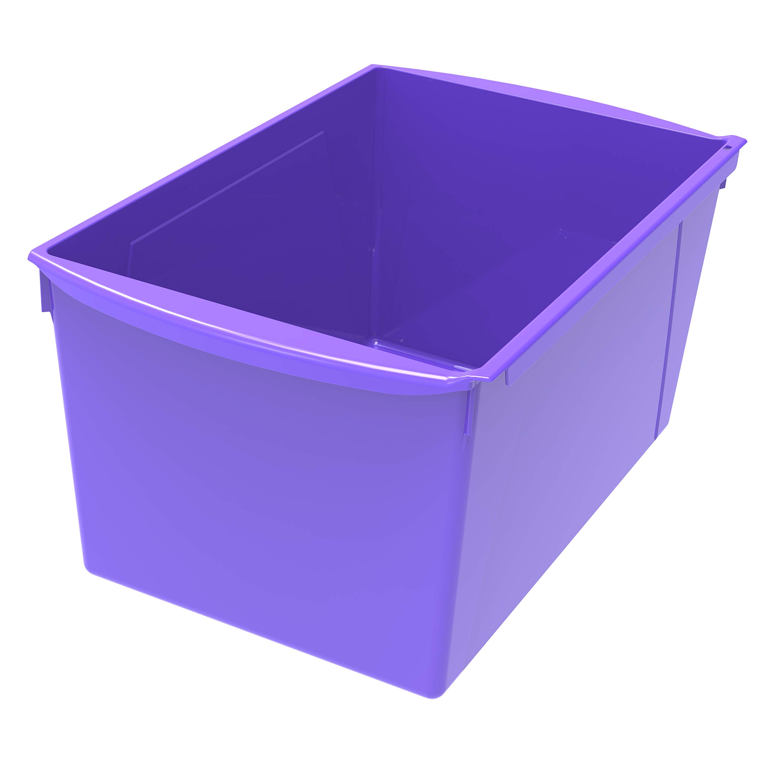 Amazon.com: Storex Extra-Large Book Bin, Interlocking Plastic